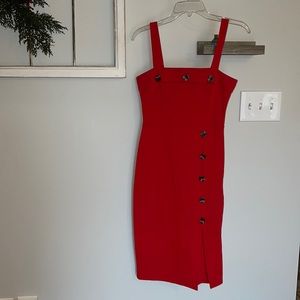 💃Fitted Red Bodycon Dress💃